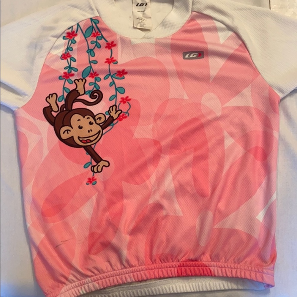 Girls biking jersey